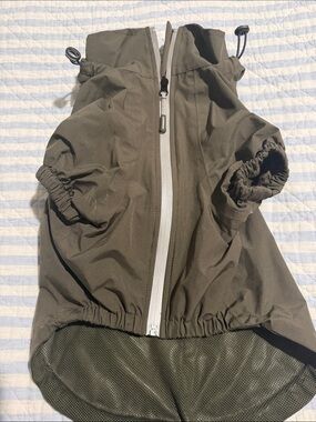 Arcadia Olive Green Waterproof Windbreaker Pet Jacket